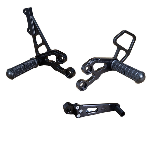 Woodcraft Rearset with Shift Pedal — Suzuki GSX-R600 / GSX-R750