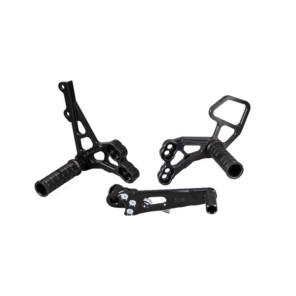 Woodcraft Rearset with Shifter — Suzuki GSX-R600 / GSX-R750 / GSX-R1000