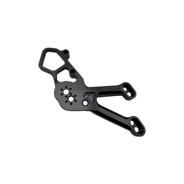 Woodcraft RHS Side Rearset Bracket — Yamaha YZF-R3