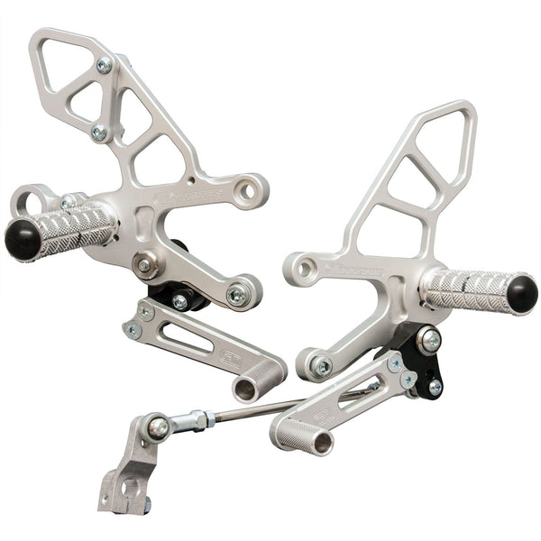 Woodcraft Complete Rearset — 2008-2010 Aprilia RSV4