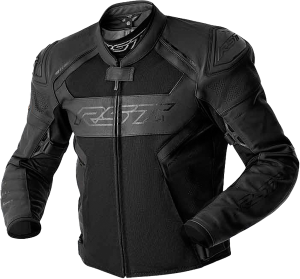 S-1 Mesh D3O Leather Jacket — Black