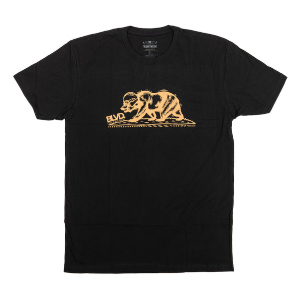 Cali Bear Tee — Black