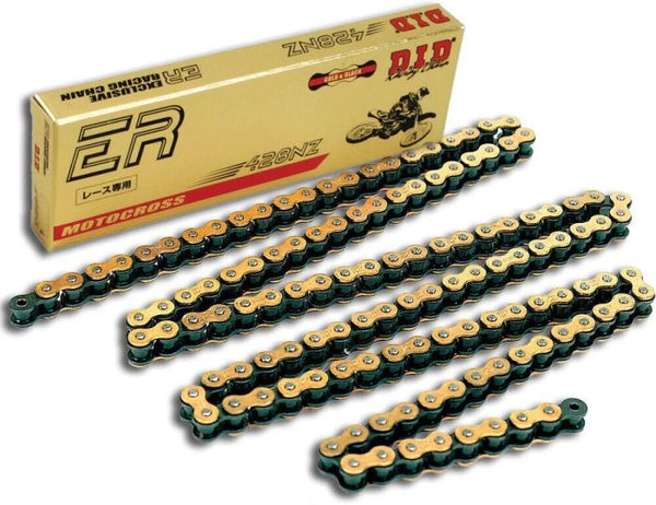 D.I.D 428NZG Chain — Gold & Black