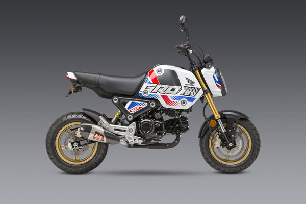 Yoshimura Street RS-9T Stainless Slip-On Exhaust w/ Stainless Muffler, Honda Grom 2022–2026