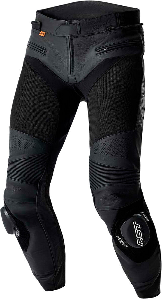 S-1 Mesh D3O Leather Pants — Black