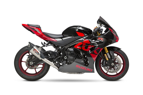 Yoshimura Race AT2 Stainless Full Exhaust w/ Stainless Muffler, Suzuki GSX-R1000 2017–2026