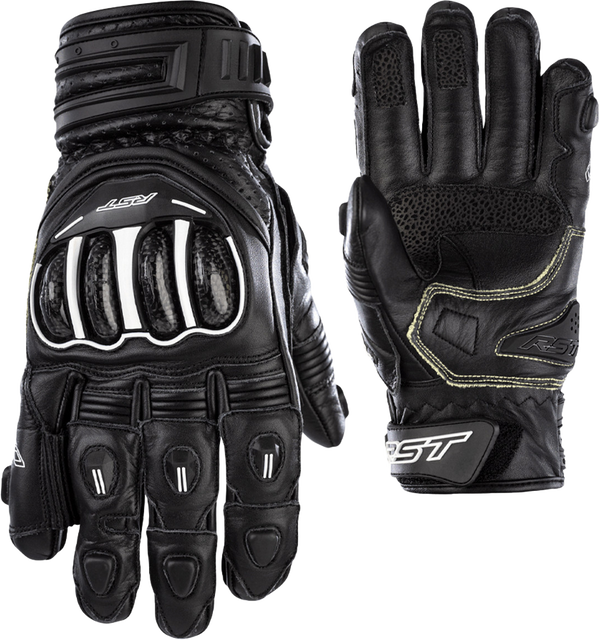 Tractech Evo 4 Short CE Gloves — Black/Black/Black