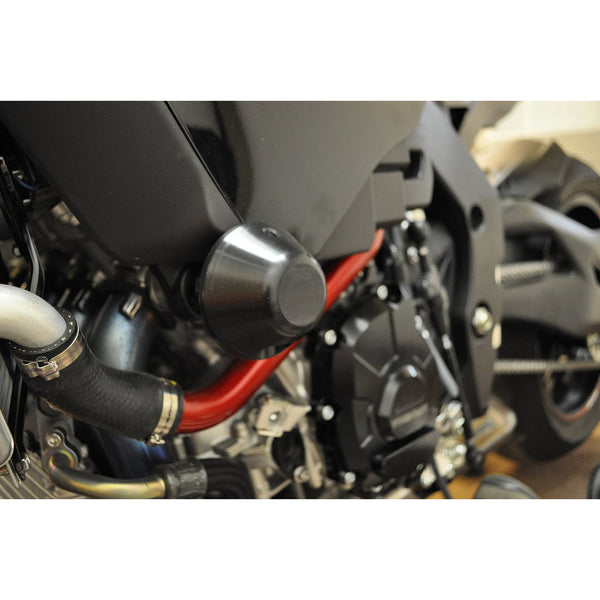 Woodcraft Frame Slider Kit with Domed pucks — Yamaha YZF-R1