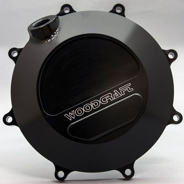 Woodcraft RHS Clutch Cover with Skid Plate — 1999-2002 Suzuki SV650 / SV650S