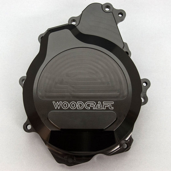 Woodcraft LHS Stator Cover with Skid Pad — 2003-2006 Yamaha YZF-R6