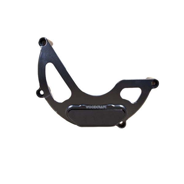 Woodcraft LHS Stator Cover Protector with Skid Plate — Aprilia RS660