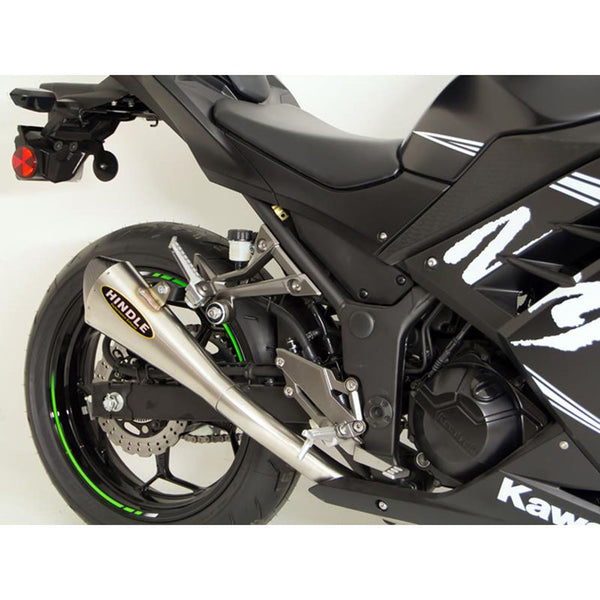 Woodcraft Hindle Evolution Megaphone Slip-on System Kawasaki Ninja 300 2013-17