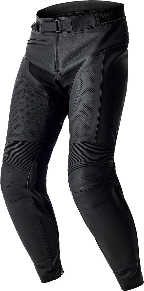 T2 D3O Leather Pants — Black