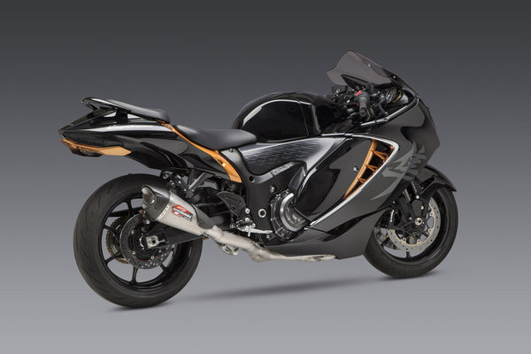 Yoshimura Race AT2 Stainless Full Exhaust w/ Stainless Muffler, Suzuki Hayabusa 2022–2026