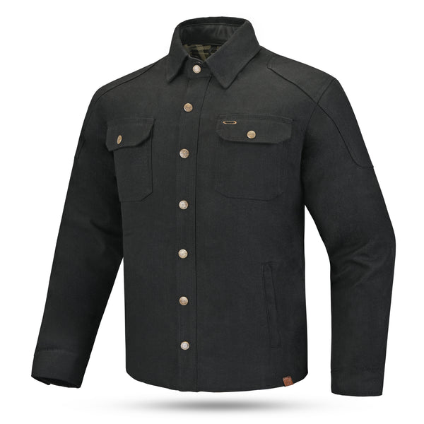 Rambler Wax Cotton Riding Jacket — Black