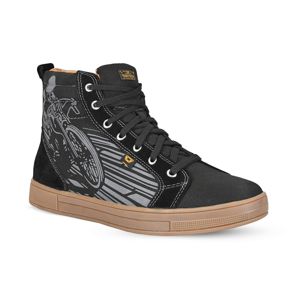 Slayer Limited Edition Boardtrack Riding Shoes — Black/Grey