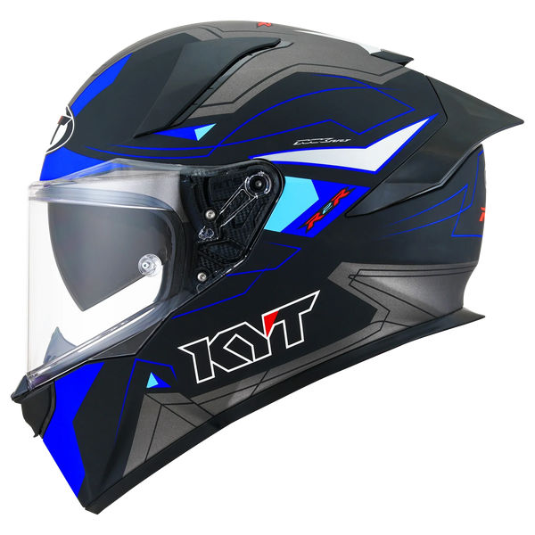R2R LED Helmet — Matte Blue/Black