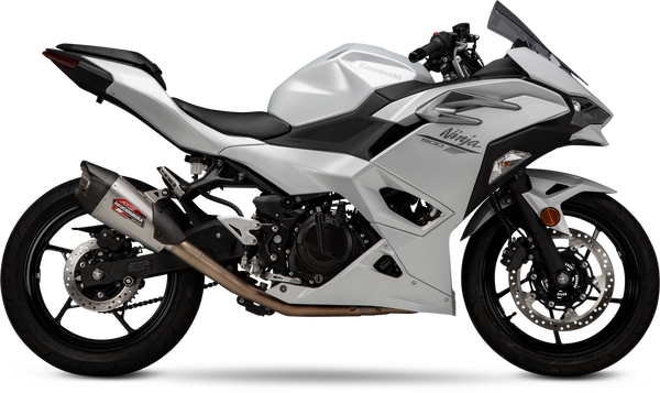 Yoshimura Race AT2 Stainless Full Exhaust w/ Stainless Muffler, Kawasaki Ninja 500 / Z500 2024–2026