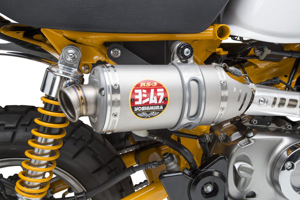 Yoshimura Street RS-3 Stainless Slip-On Exhaust w/ Stainless Muffler, Honda Monkey 2019–2026