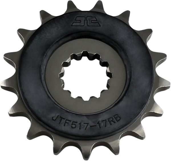 JT Front Sprocket, Steel Rubber-cushioned, Style JTF517 (530) — 17T