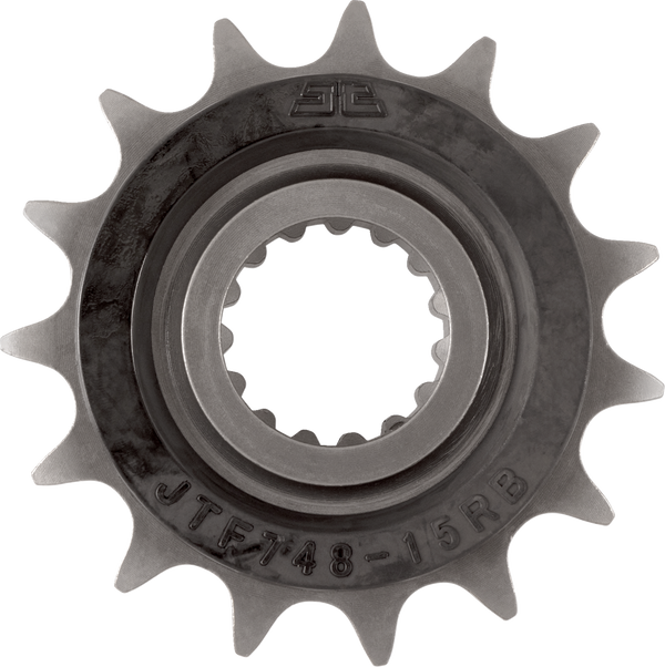 JT Front Sprocket, Steel Rubber-cushioned, Style JTF748 (520) — 15T