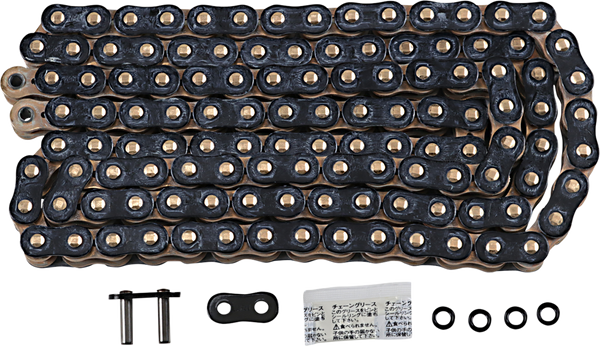EK 525ZVX3 Chain — 120 links Black & Gold