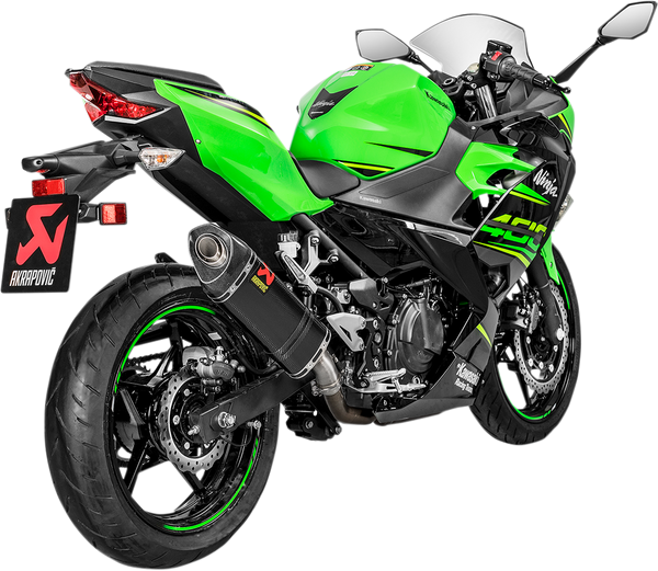 Akrapovic Slip-On Line (Carbon), Kawasaki Ninja 400 2018–2024