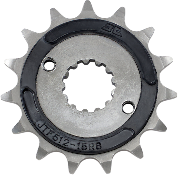 JT Front Sprocket, Steel Rubber-cushioned, Style JTF512 (520) — 15T