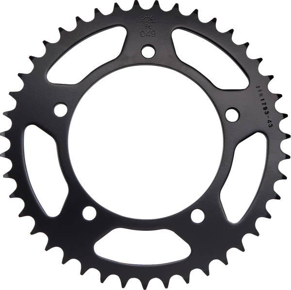 520 Conversion Kit, Suzuki GSX-R1000 2001–2006 (17/42): JT Rear Sprocket, Steel, Style JTR1793 (520)