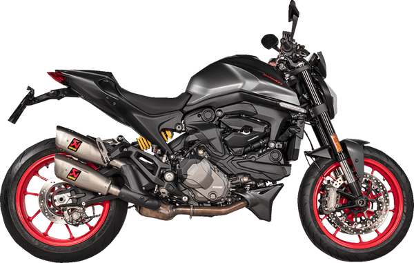Akrapovic Slip-On Line (Titanium), Ducati Monster 2021–2024