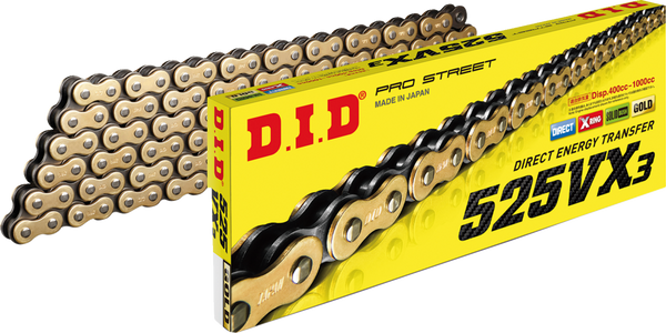 D.I.D 525VX3 X-Ring Chain — view 2