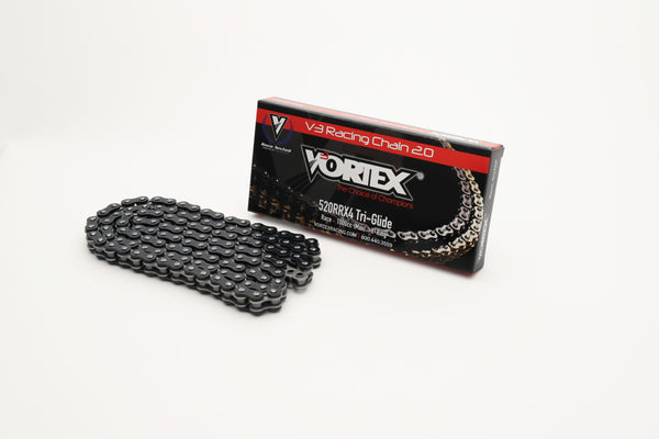 Vortex 520RRX4 X-Ring Chain — Black, in its box
