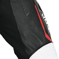 Revo RR 1-Piece Leather Suit — Black/Red