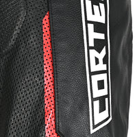 Revo RR 1-Piece Leather Suit — Black/Red