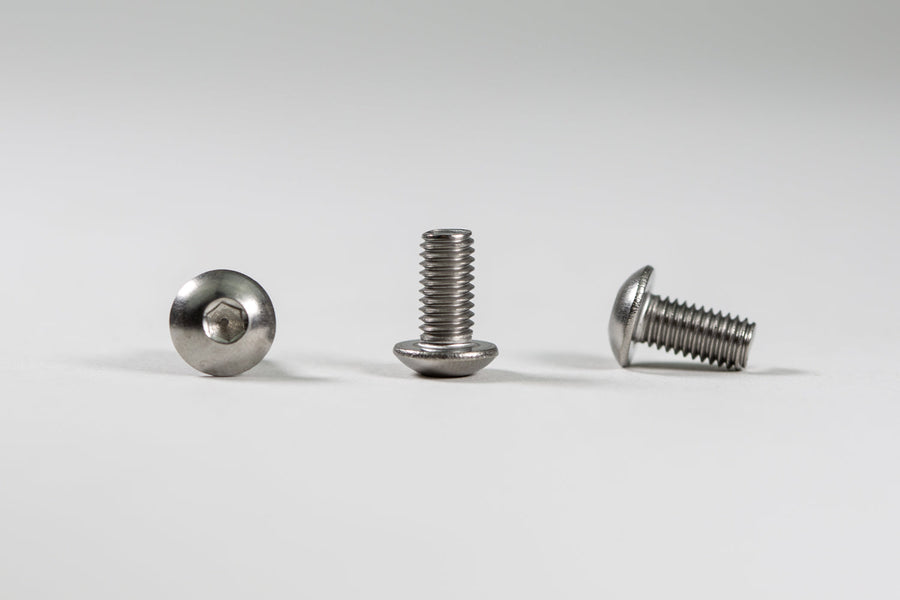 04-0247A Aluminum Skid Pad Hardware Kit 5x10 Button Head (NO O-RING)