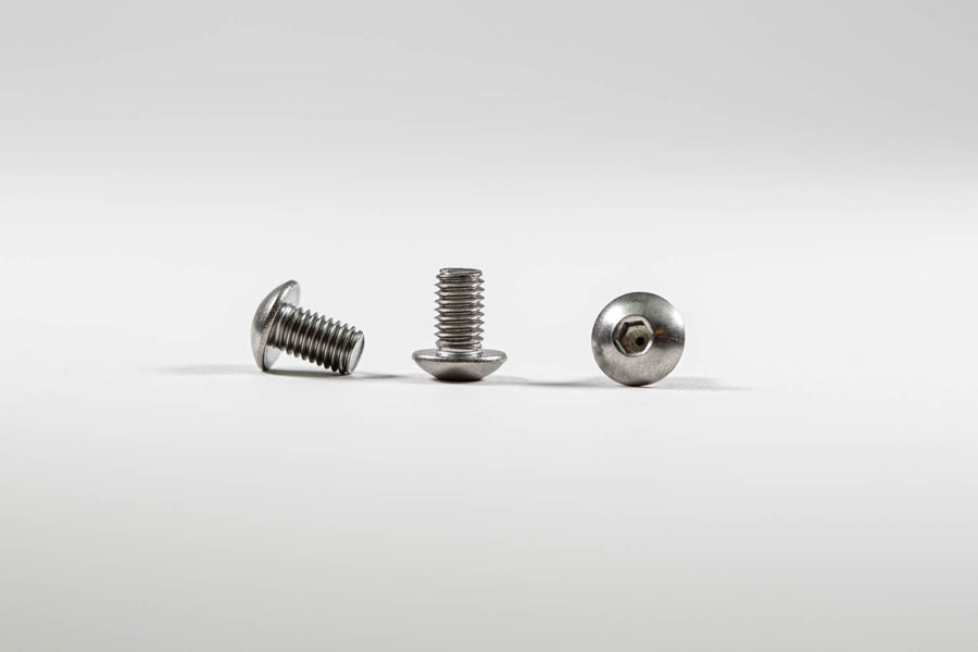 04-0247S SS Skid Pad Hardware Kit 5x8 Button Head (NO O-RING)