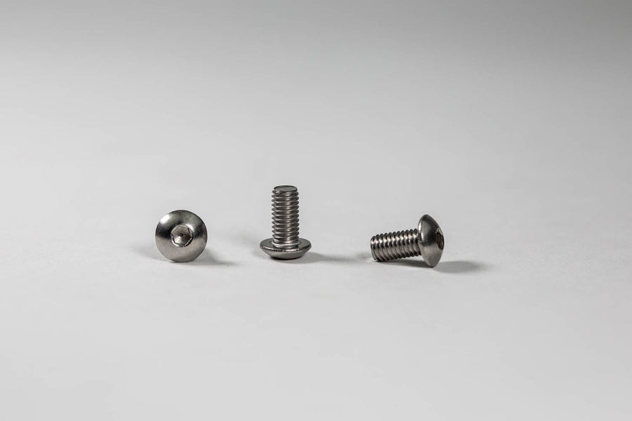 04-0407S Stainless Skid Pad Hardware Kit 5x10 Button Head (NO O-RING)