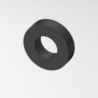 04-SP18B 1/2x1/8 Black Spacer