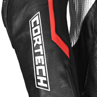 Revo RR 1-Piece Leather Suit — Black/Red