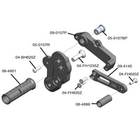 05-0108B Kawasaki Z125 Rearset Complete - GP Shift