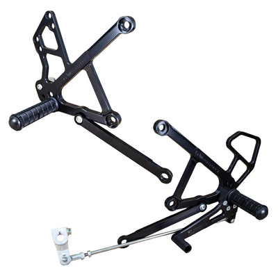 05-0129 2009-2011 Kawasaki Ninja 650R Rearset Kit w/Shift Pedal