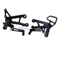 05-0165B Kawasaki Ninja ZX10 2006-10 Complete Rearset Kit w/ Pedals - STD/GP Shift