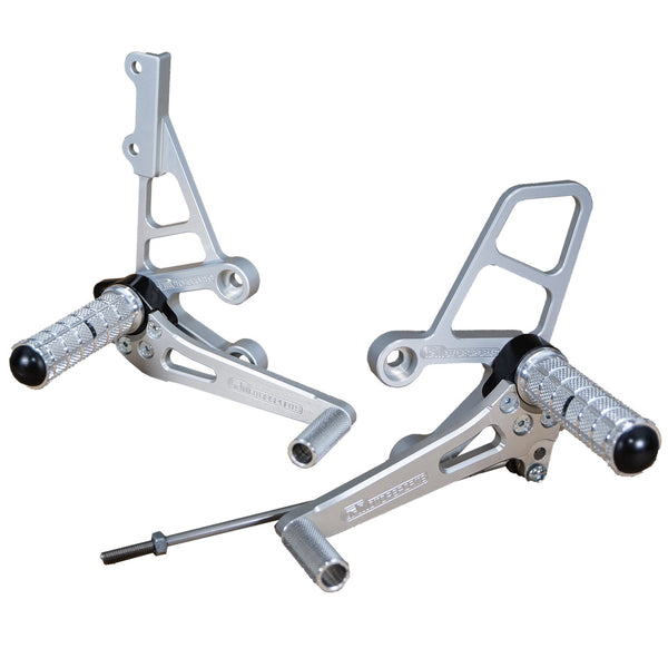 Woodcraft Rearset Complete — 1998-2001 Suzuki TL1000S