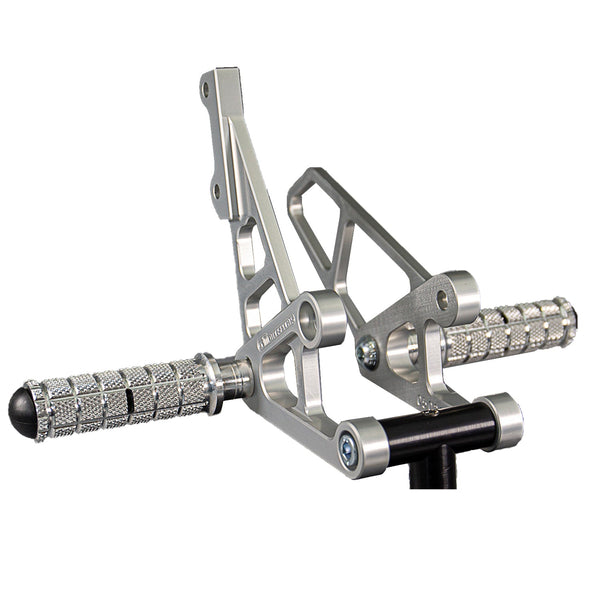 Woodcraft High Rearset - STD Shift — Suzuki SV650 / SV650S
