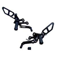 05-0232B Suzuki GSX-8 S/R Complete Std Shift Rearset Kit W/Pedals