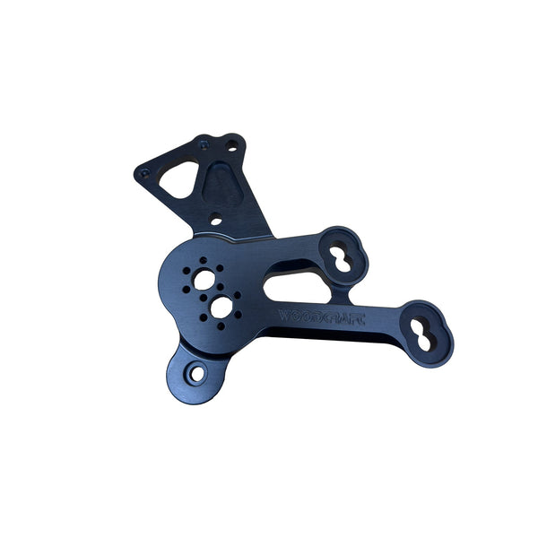 Woodcraft RHS Brake Bracket Eccentric Black — Suzuki GSX-8S / GSX-8R