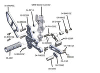 05-0233B Suzuki GSX8S/R Complete GP Shift Rearset Kit W/Pedals