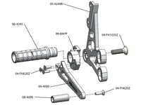 05-0249B 2007-08 Suzuki GSX-R1000 Complete Rearset