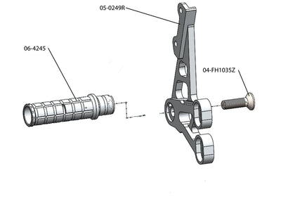 05-0249 Suzuki GSX-R1000 Rearset