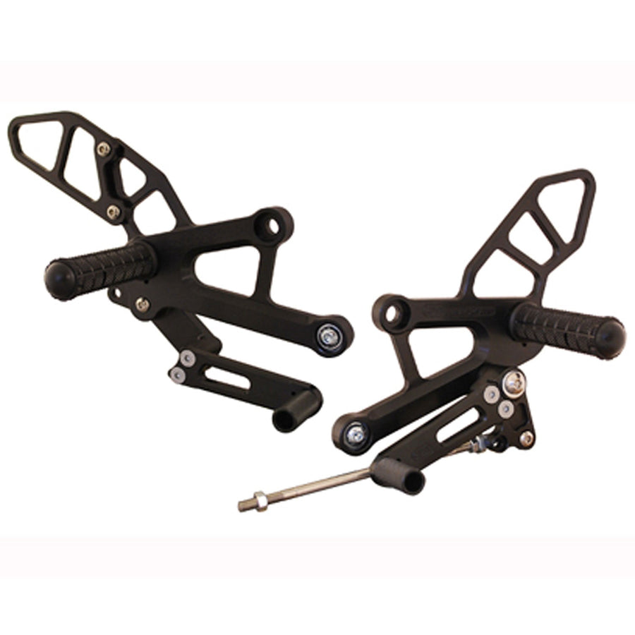 05-0375B Honda CBR250R/300R Complete Adjustable Rearset  - STD Shift